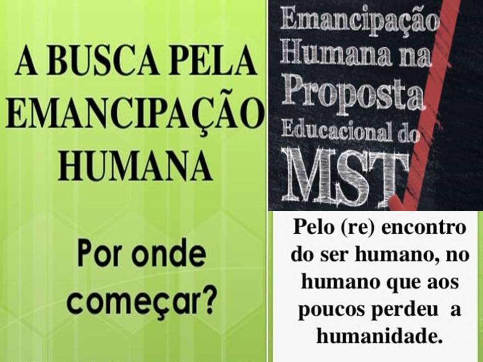 Emancipação humana é possível Por Frei Gilvander Site do frei